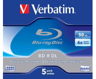 VERBATIM 50GB 6x BluRay Dual Layer BOX 5szt. - 63745 - zdjęcie 2